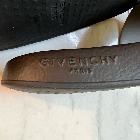 Two Pairs Givenchy Rubber Slides US Size 5 - Picture 4 of 14